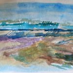Marée basse Bassin 2 par Dominique SENAQ-BAUCHERON-GERARD