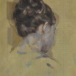 Jeune fille de profil