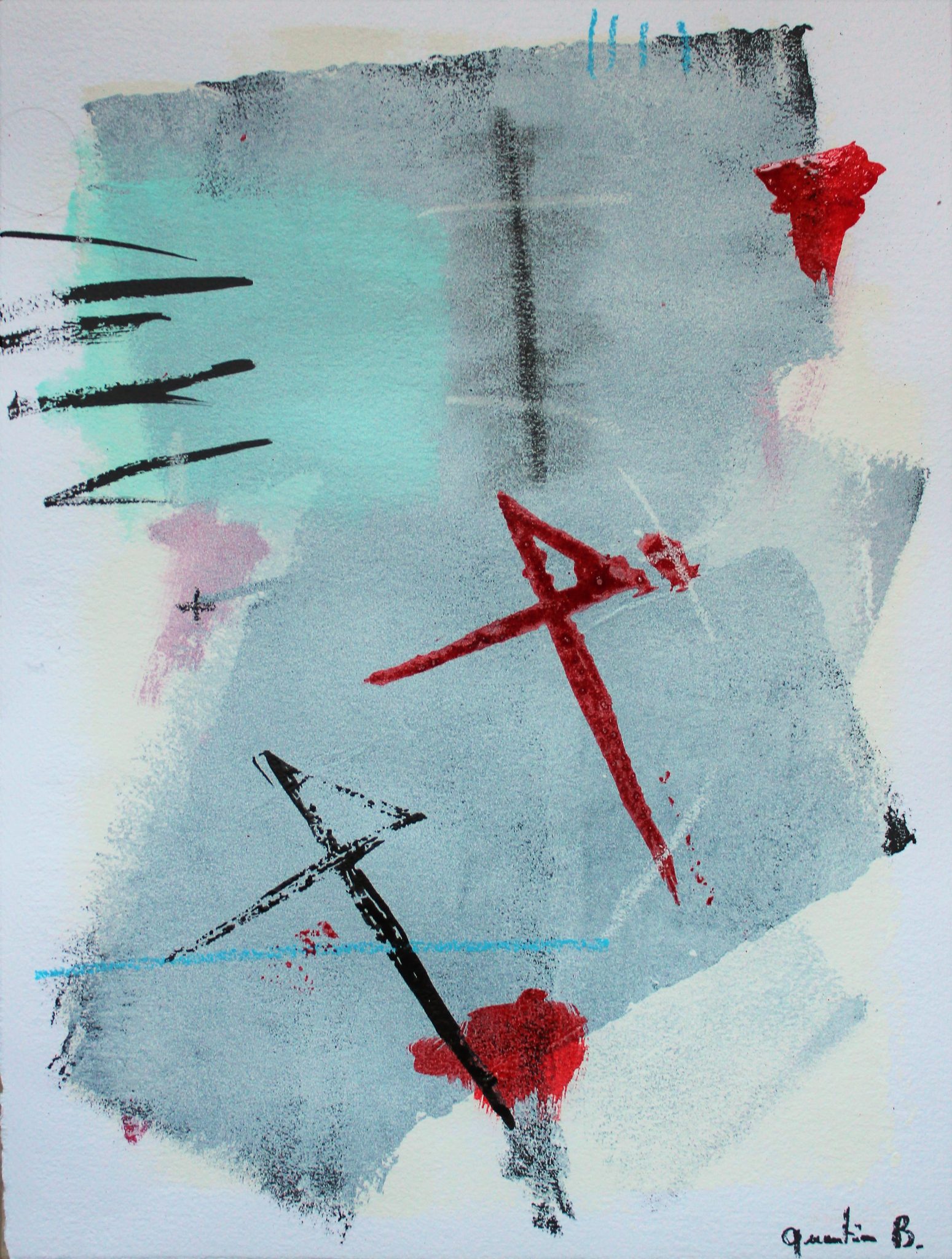 cross-techniques-mixtes-sur-papier-40x30-cm-290e-2016-3