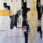 Transcrit - Techniques mixtes sur toile - 160 x 130 cm - 2350€