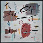 Type of Lights - encre de chine, aquarelle, acrylique et craie grasse sur papier - 30x30 cm - 190€ - 2016 (6)
