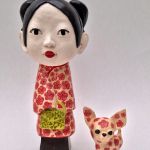 Poupée COSKESHI SAKURA et CHIHUAHUA de COS
