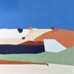 Paysage bleu par SANDRINE HIRSON