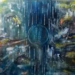 81px- toile - Bulle d'eau - 80x100 cm