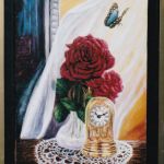 EPHEMERES HUILE SUR TOILE 35X24 par GHAZERIAN