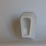 1. Vanité 1, 2016, marbre statuaire de Carrare, h 28,3 cm, l 18,3 cm, p, 24,3 cm