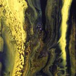Alchimie Y61, Huile et alkyde sur toile, 70x50cm