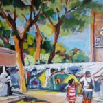 Le labyrinthe de Joan Miro a Saint Paul de Vence par Nacinovic Nadine