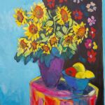 Le grand bouquet de tournesols par Nacinovic Nadine