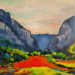 Les majestueuses falaises de la foret de Saou dans la Drome provençale par Nacinovic Nadine