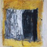 Christine Ange Lefèvre- D'Or et noir- Acrylique sur Toile- 100x81