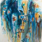Christine Ange Lefevre Monde Imaginaire 3 - (103 x 136) Acrylique sur Toile