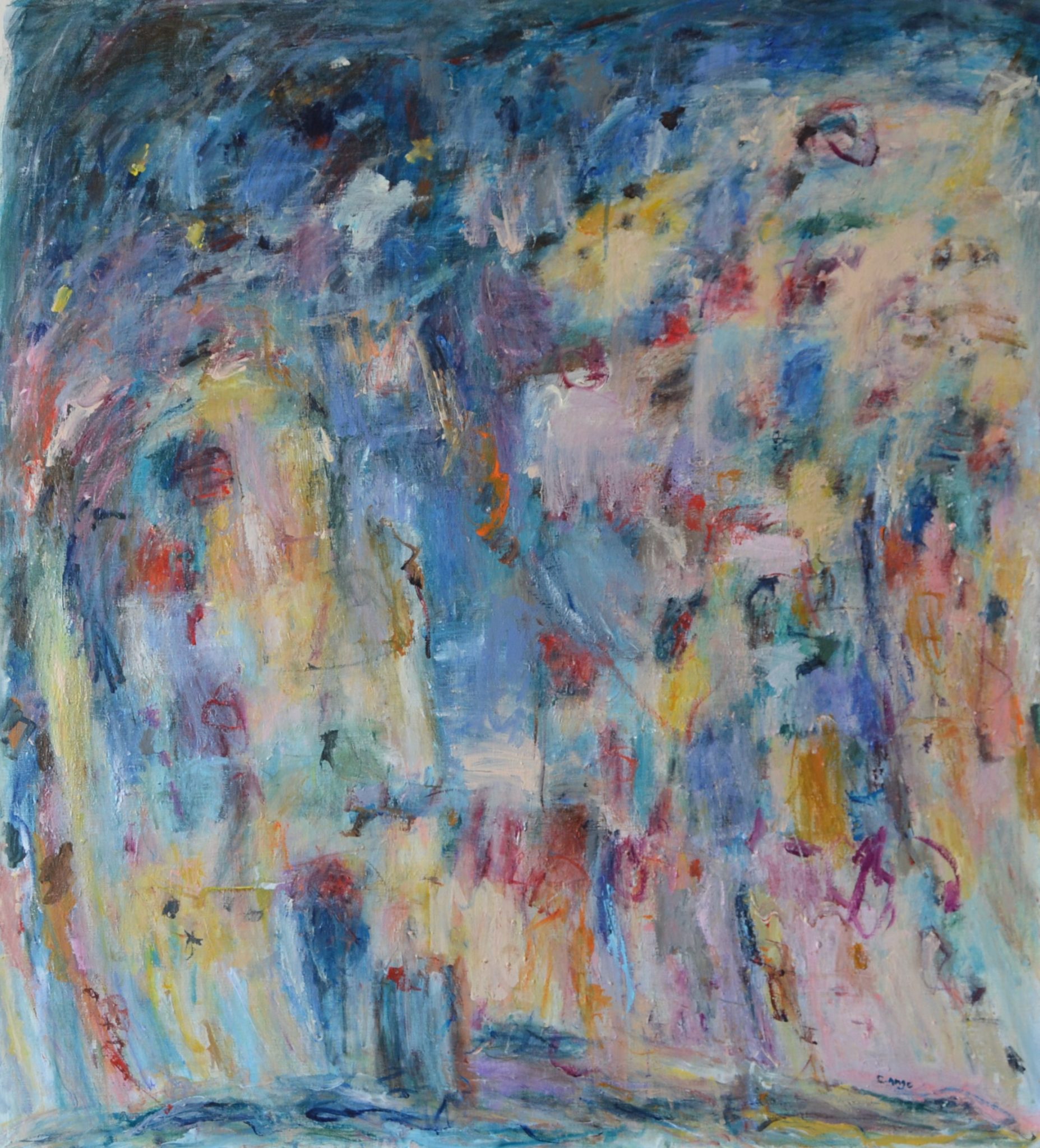 christine-ange-lefevre-etoilee-x-acrylique-sur-toile-93-x-103-2017
