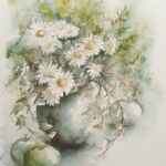 Vase de marguerites