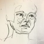 Croquis d\'un visage