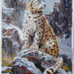 panthère des neiges par PINCEMIN MICHELE