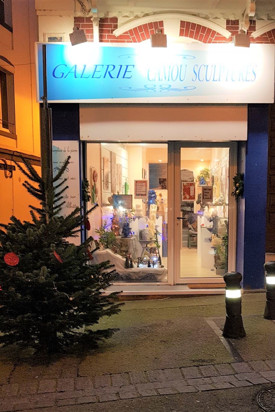 Galerie d'art 3 rue du commerce le tréport 76470 créations exclusives pour Noël et fêtes de fin d'année