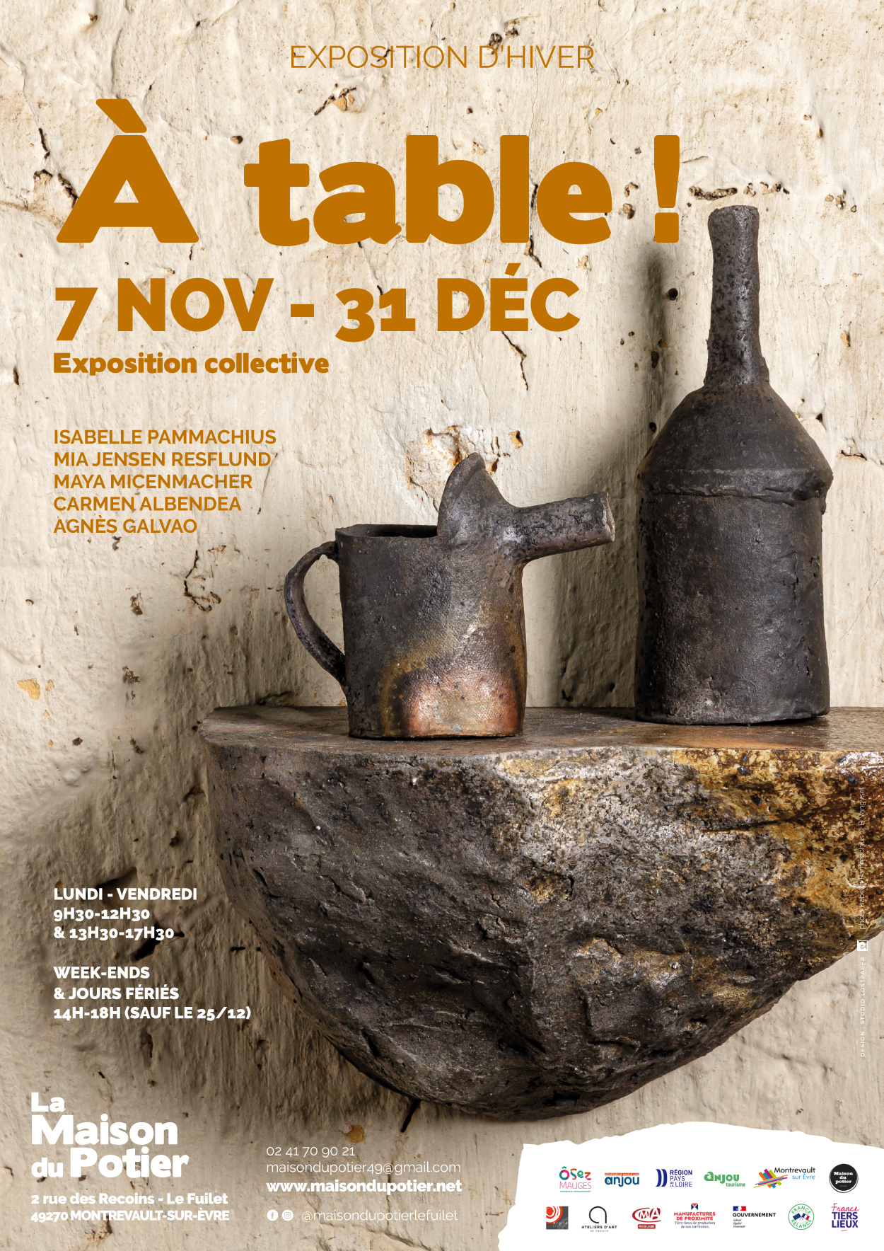 Exposition collective : A table !